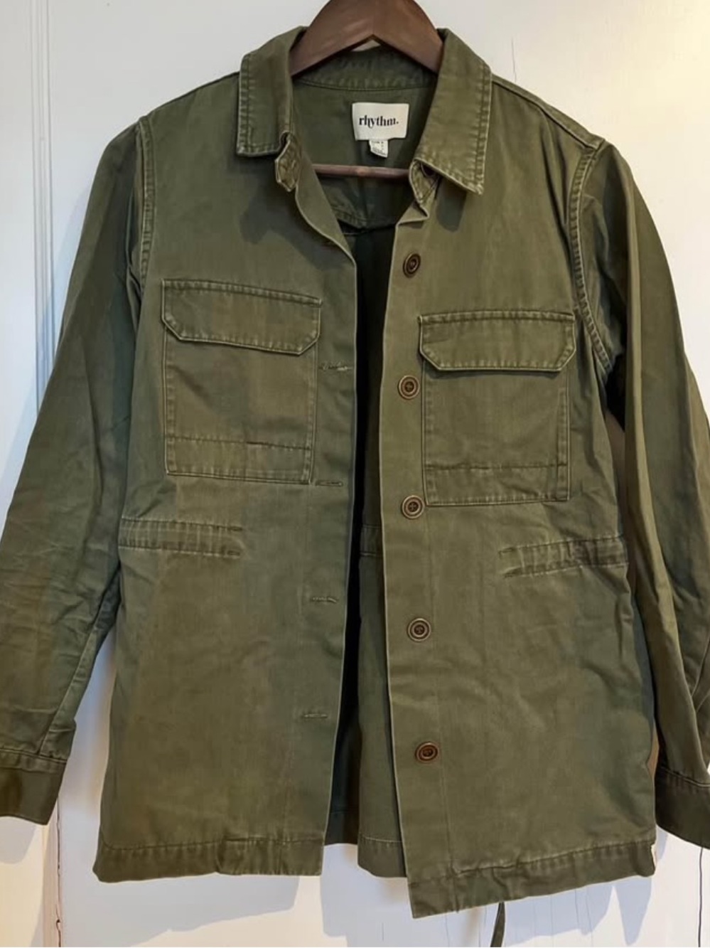 Cotton Rhythm. Green Field Utility Jacket